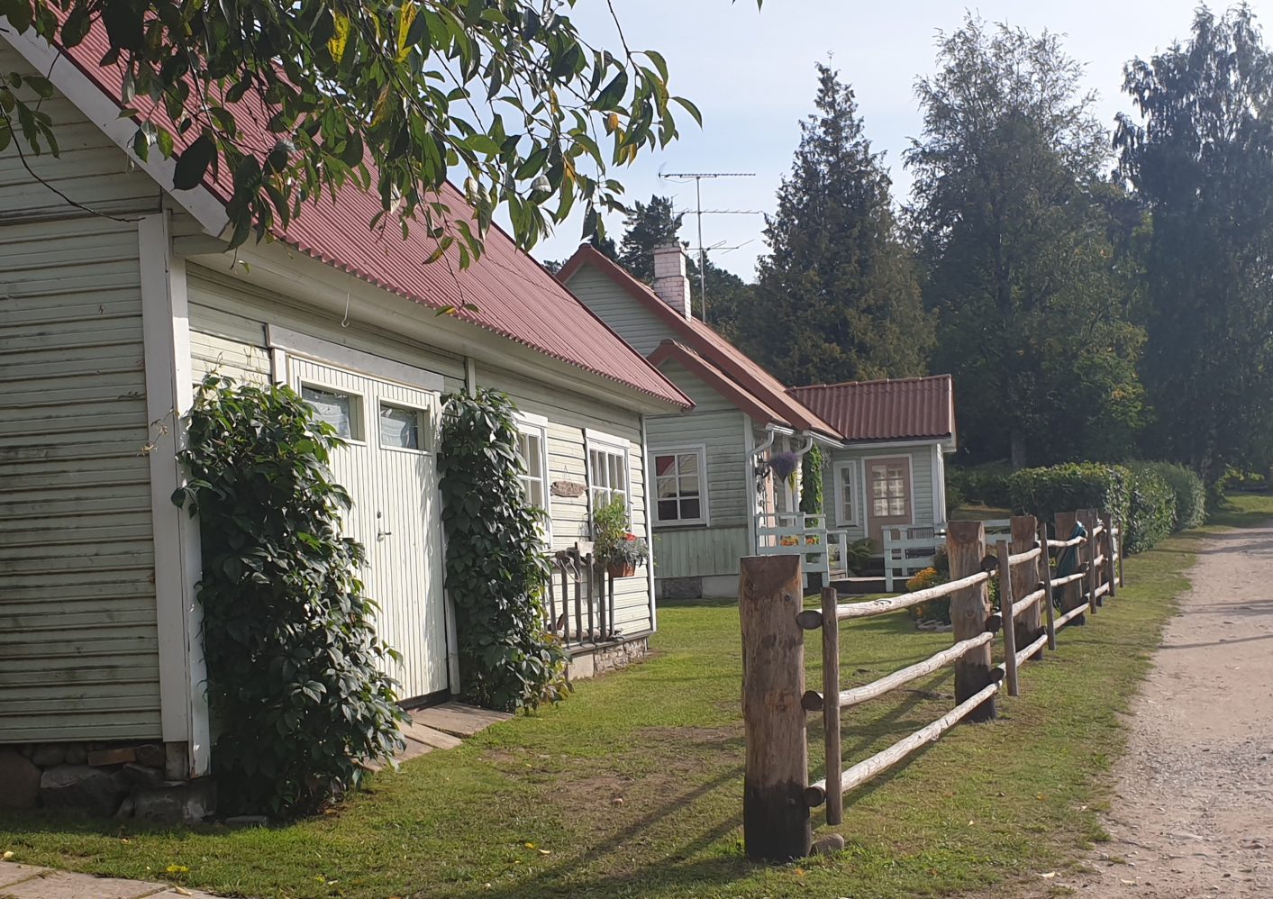 Das Wohnhaus von Pippi Langstrumpf ist ein typisches estnisches Holzhaus