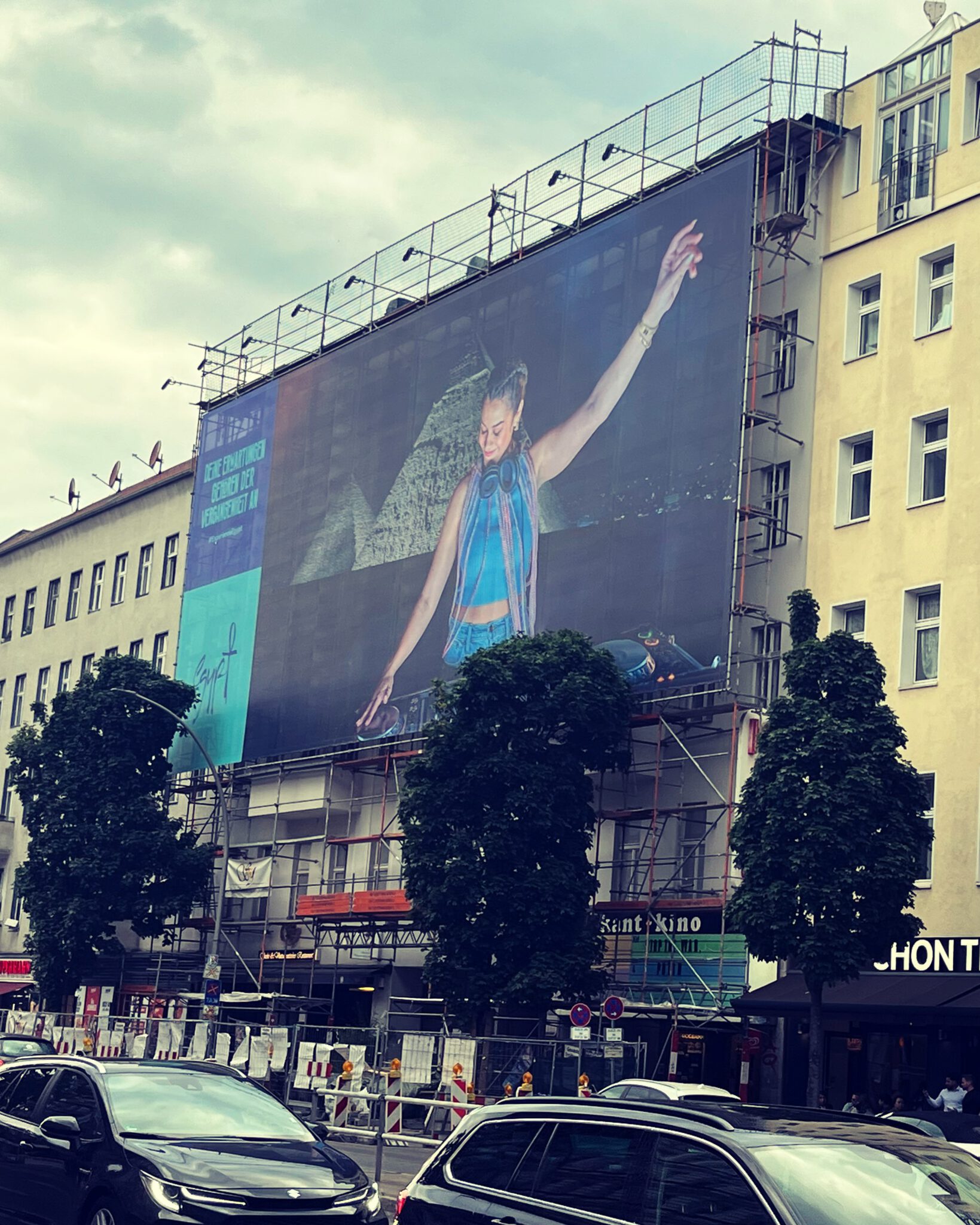 Aggro Werbung in der Innenstadt