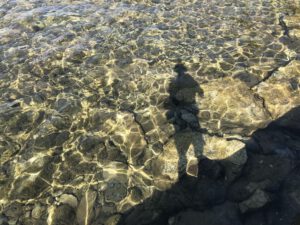 Wasser an der Badestelle Camping Finida in Istrien